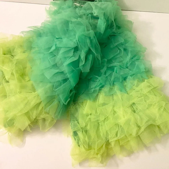 Spirit Halloween Rave Boot Covers Green Festival Costume Cosplay - Picture 9 of 10